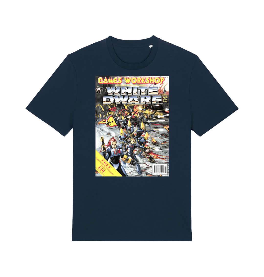 French Navy Printed T-shirt Front
